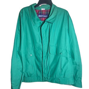 VINTAGE Mighty Mac green jacket. Size Large   k2​​​​​